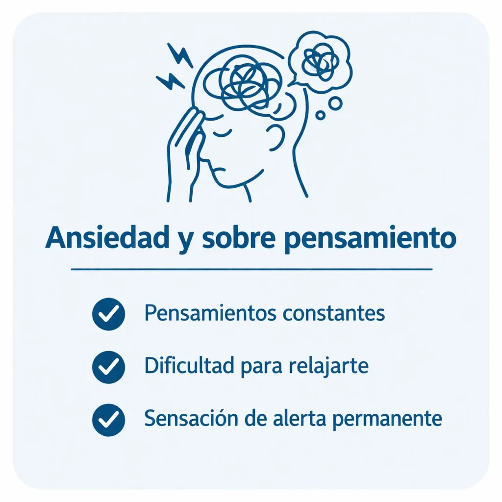 Ansiedad y sobrepensamiento_ infografía minimalista