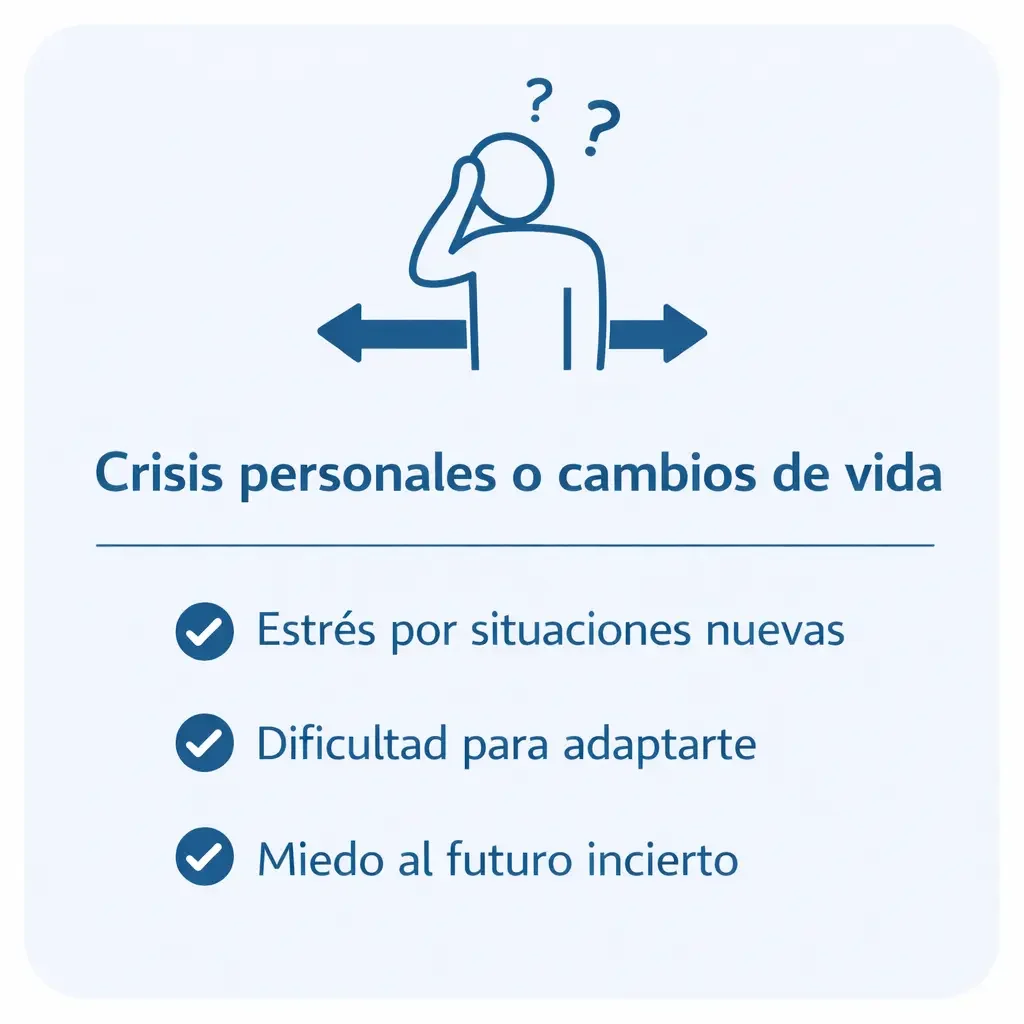 Crisis personales o cambios de vida
