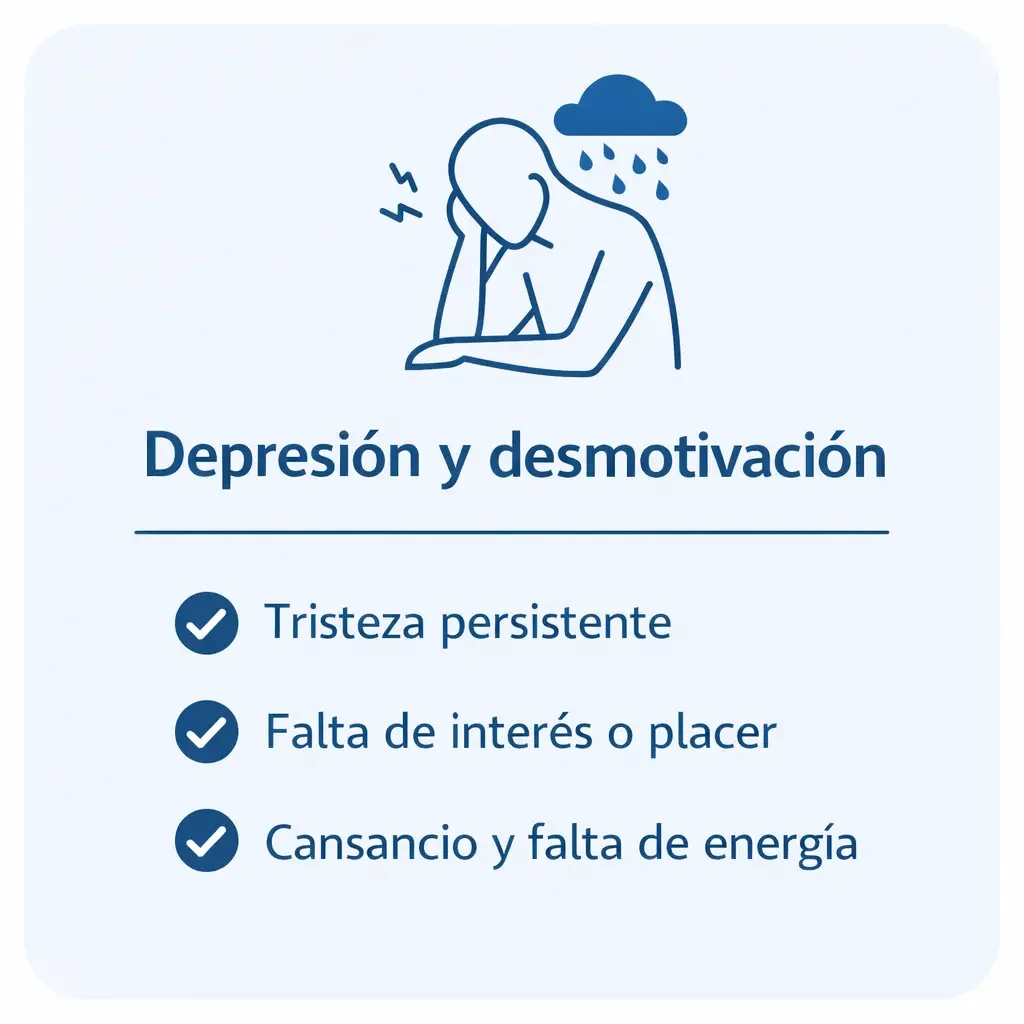 Depresión y desmotivación